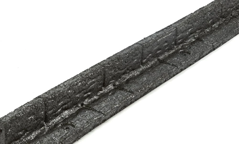 Rubberific 4-ft Black Rubber Landscape Edging Section 2 Rubberific 4-ft Black Rubber Landscape Edging Section - Image 2