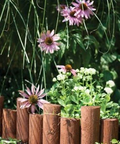 Greenes 3-ft Brown Wood Landscape Edging Section 9 Greenes 3-ft Brown Wood Landscape Edging Section -Landscaping Online Outlet 03837745