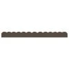 Multy Home Landscape Garden Borders 3.9-ft Terracotta Rubber Landscape Edging Section