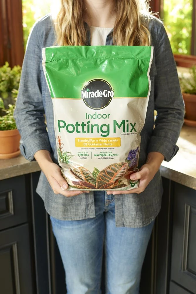 Miracle-Gro Soil & Soil Amendments Indoor 6-Quart Potting Soil Mix 2 Miracle-Gro Soil & Soil Amendments Indoor 6-Quart Potting Soil Mix - Image 2
