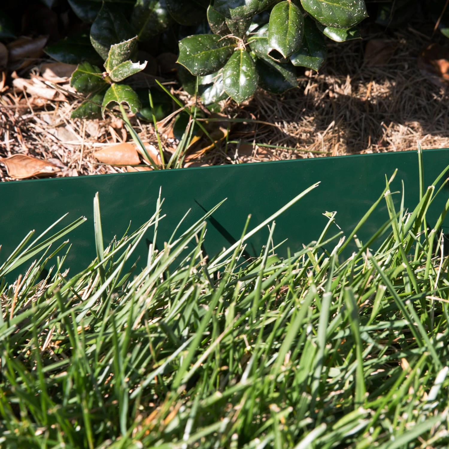 COL-MET 4-ft Green Powder Coat Steel Landscape Edging Section 2 COL-MET 4-ft Green Powder Coat Steel Landscape Edging Section - Image 2