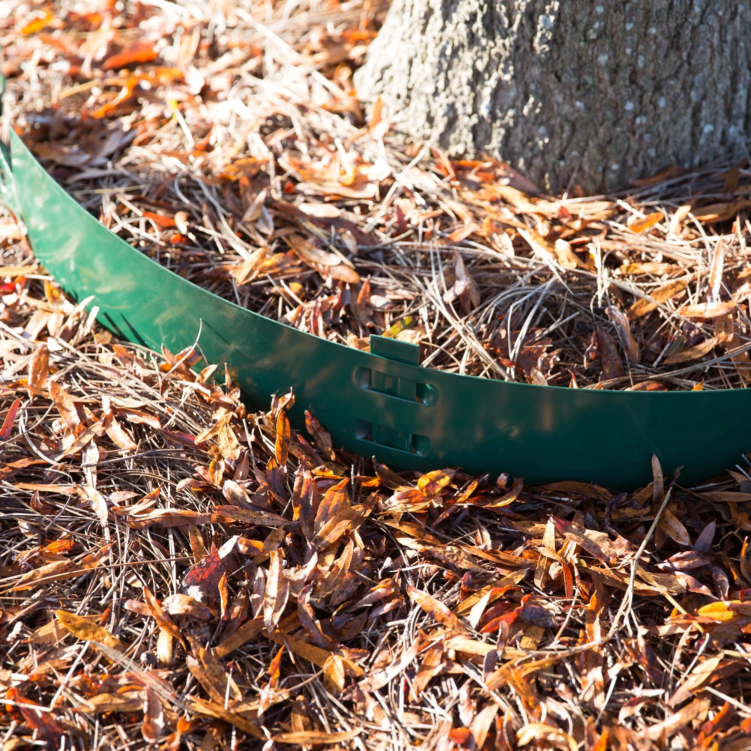 COL-MET 3-ft Green Powder Coat Steel Landscape Edging Section 2 COL-MET 3-ft Green Powder Coat Steel Landscape Edging Section - Image 2