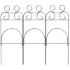 Garden Accents Edging 14-in H x 8-t L White Scroll Folding Fence