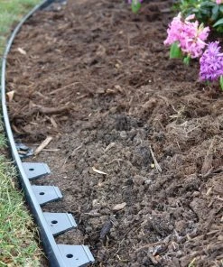 EasyFlex 20-ft Black Plastic Landscape Edging Roll -Landscaping Online Outlet 09549154