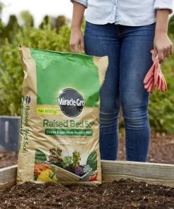Miracle-Gro Soil & Soil Amendments 1.5-cu ft Organic Raised Bed Soil -Landscaping Online Outlet 09852843