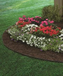 EasyFlex 100-ft Black Plastic Landscape Edging Roll -Landscaping Online Outlet 11270373