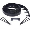 EasyFlex 20-ft Black Plastic Landscape Edging Roll