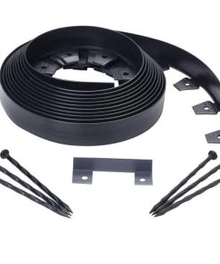 EasyFlex 20-ft Black Plastic Landscape Edging Roll