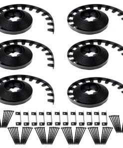EasyFlex 240-ft Black Plastic Landscape Edging Roll