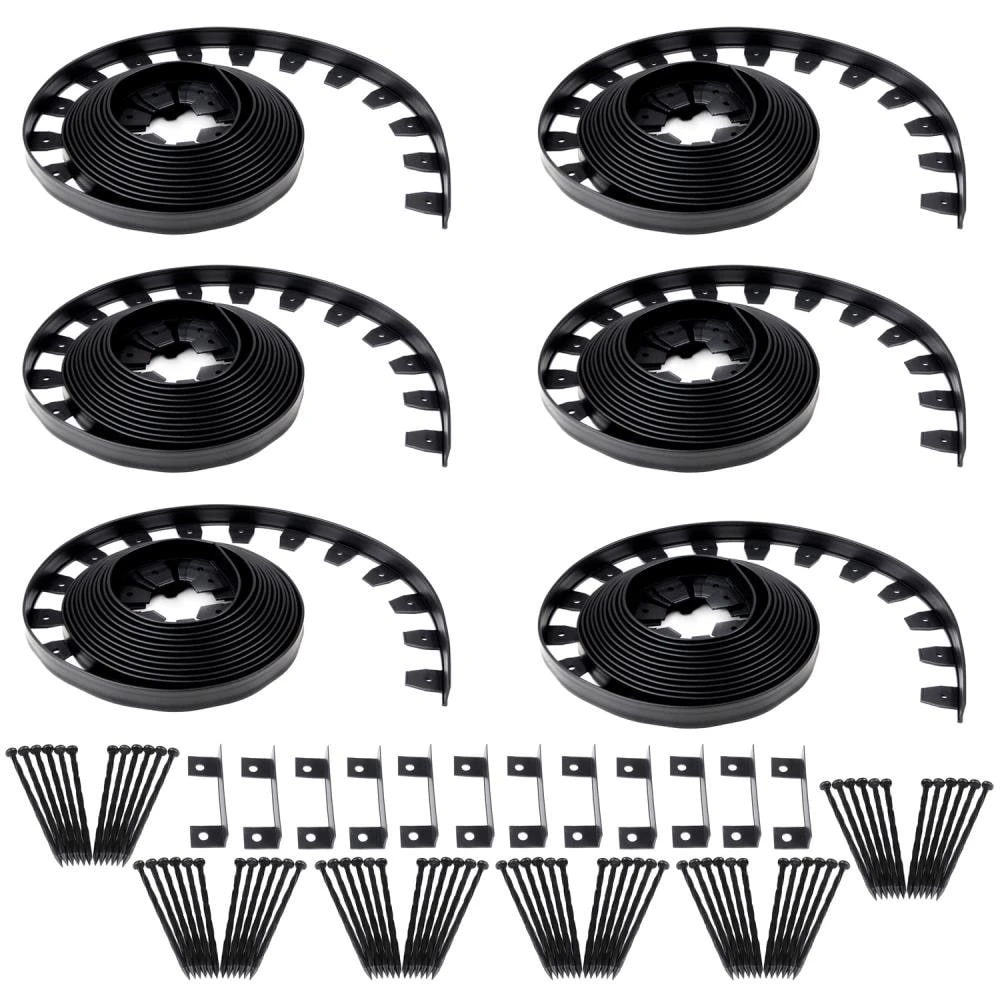 EasyFlex 240-ft Black Plastic Landscape Edging Roll 1 EasyFlex 240-ft Black Plastic Landscape Edging Roll