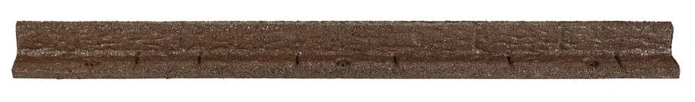 Rubberific 4-ft Brown Rubber Landscape Edging Section 1 Rubberific 4-ft Brown Rubber Landscape Edging Section