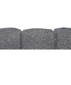 Multy Home Castle Stone Garden Border 4-ft Grey Rubber Landscape Edging Section -Landscaping Online Outlet 14553343