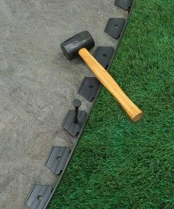 EasyFlex No-Dig 20-ft Black Plastic Landscape Edging Roll -Landscaping Online Outlet 15395892