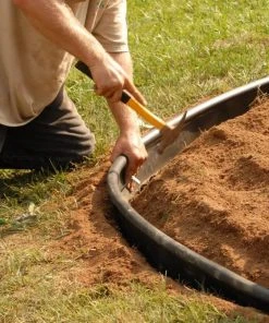 Expert Edge Professional-Grade 60-ft Black Plastic Landscape Edging Roll -Landscaping Online Outlet 15423384