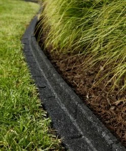 Rubberific 4-ft Black Rubber Landscape Edging Section 22 Rubberific 4-ft Black Rubber Landscape Edging Section -Landscaping Online Outlet 15926963