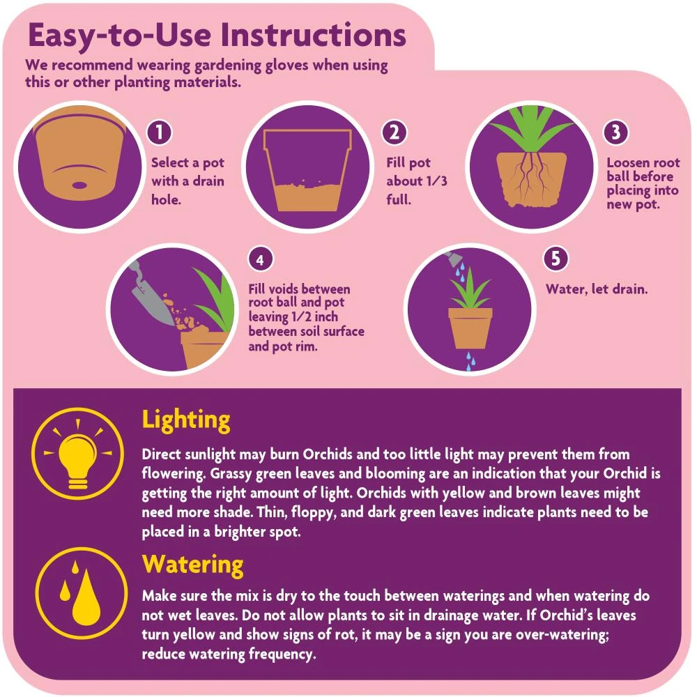 Miracle-Gro Soil & Soil Amendments Orchid 8-Quart Potting Soil Mix 2 Miracle-Gro Soil & Soil Amendments Orchid 8-Quart Potting Soil Mix - Image 2
