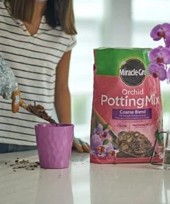 Miracle-Gro Soil & Soil Amendments Orchid 8-Quart Potting Soil Mix 12 Miracle-Gro Soil & Soil Amendments Orchid 8-Quart Potting Soil Mix -Landscaping Online Outlet 16804206