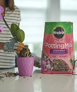 Miracle-Gro Soil & Soil Amendments Orchid 8-Quart Potting Soil Mix 13 Miracle-Gro Soil & Soil Amendments Orchid 8-Quart Potting Soil Mix -Landscaping Online Outlet 16804207