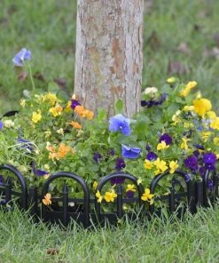 EasyFlex 8-Pack 10-ft Black Plastic Landscape Edging Bundle -Landscaping Online Outlet 40457104