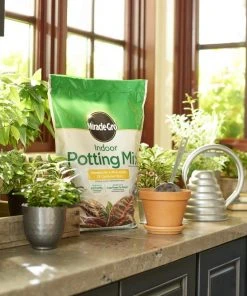Miracle-Gro Soil & Soil Amendments Indoor 6-Quart Potting Soil Mix 12 Miracle-Gro Soil & Soil Amendments Indoor 6-Quart Potting Soil Mix -Landscaping Online Outlet 41418555