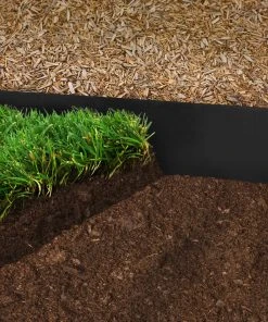 IRONRIDGE 5-Pack Black Landscape edging section -Landscaping Online Outlet 42352145