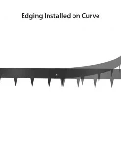 IRONRIDGE 5-Pack Black Landscape edging section -Landscaping Online Outlet 42352153