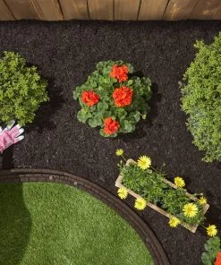 Rubberific Rubberific premium shredded rubber mulch 0.8-cu ft Dark Brown Rubber Mulch -Landscaping Online Outlet 42357505 scaled