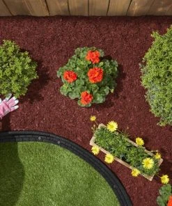 Rubberific 0.8-cu ft Red Rubber Mulch -Landscaping Online Outlet 42691919