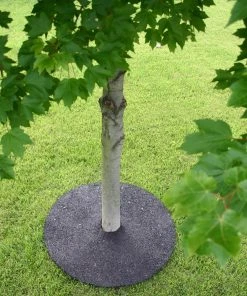 Rubberific Mulch Brown Recycled Rubber Rubber 24-in Tree Ring -Landscaping Online Outlet 43551617 scaled